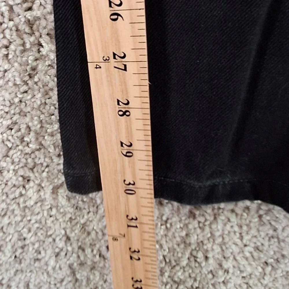 Rustler Jeans Mens 34x32 (Fits 33x30) Black Straight Leg Cotton Workwear Denim
